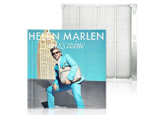 P3.91-7.82mm 透明LEDスクリーン 500x1000mm 6000cd/m2