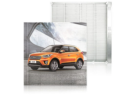 高明るさ透明LEDスクリーン ビルドボード エピスターチップ 3年保証 LED透明ディスプレイ