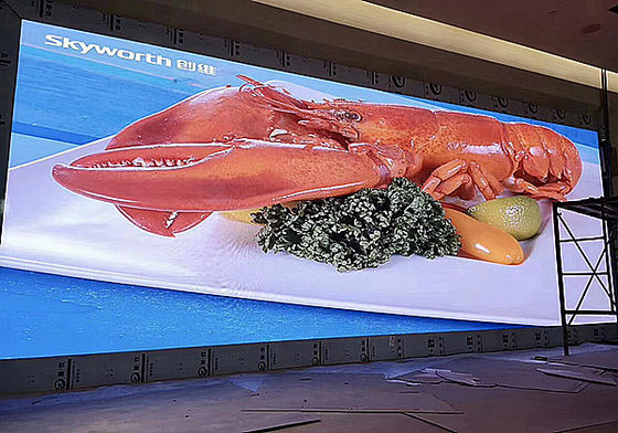 高画質 SMD1921 舞台背景 フルカラー 室内 LED ビデオ 壁ディスプレイ 掲示板