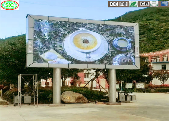 屋外防水 960*960mm SMD3535 10mm ピクセル テレビ広告板