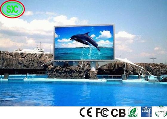 固定 7000 Nits P10 LEDビデオ壁パネル 320*320mm 屋外フルカラーLEDディスプレイ LEDディスプレイフルカラー屋外