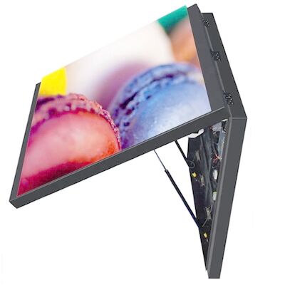 6mm ピクセルピッチ 屋外フルカラーLEDディスプレイ ワイヤレス制御 フロント/リア IP65/IP54 鉄鋼キャビネット 32.5kg 重量