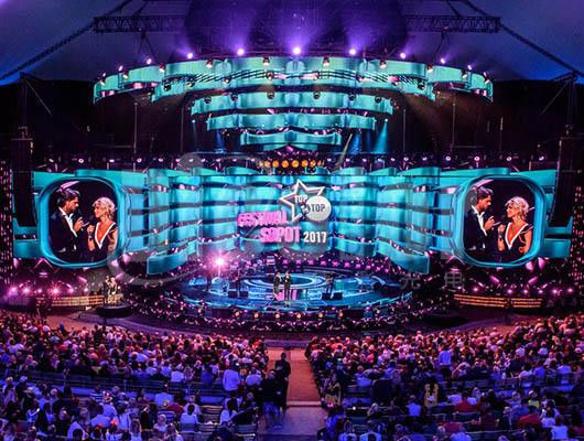 P3.91 500x500mm IP65 防水 LED ディスプレイ 5000cd/㎡ 輝度