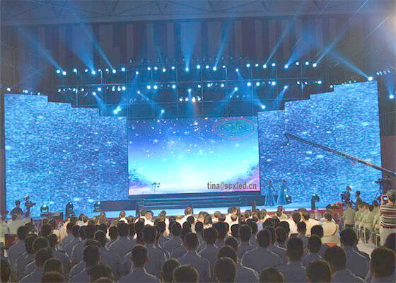 HD P2 室内舞台背景 LED テレビスタジオ画面 LED ビデオ壁画面フルカラー