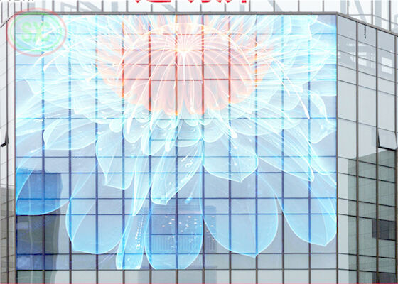 商業用1R1G1B 透明LEDテレビ画面 1000mmx1000mmケースサイズ