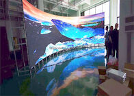 中国の店/Supermaketのための良質の導かれたビデオ壁P3.91の屋内屋外の曲げられた導かれた表示画面