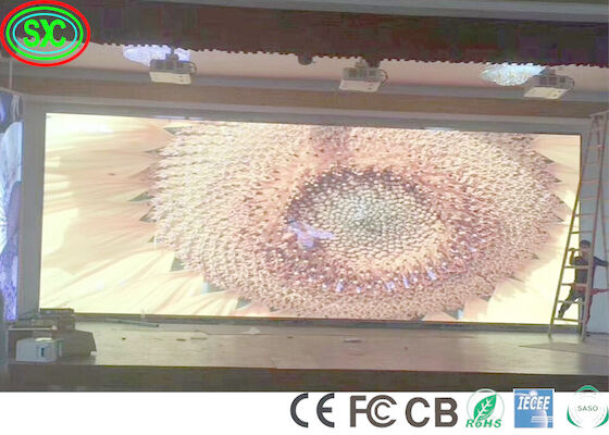 HDフルカラー SMD LEDスクリーン 鋳型アルミパネル 舞台背景 フルカラー 256mm X 128mm モジュールサイズ