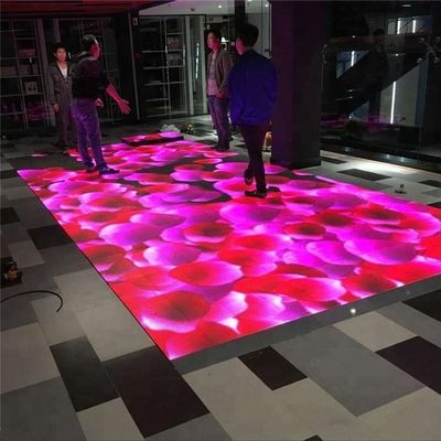 フルカラー ディスコナイトクラブマット ライトアップ ダンスフロア 結婚式パーティーのためのP4.81 LEDパネル