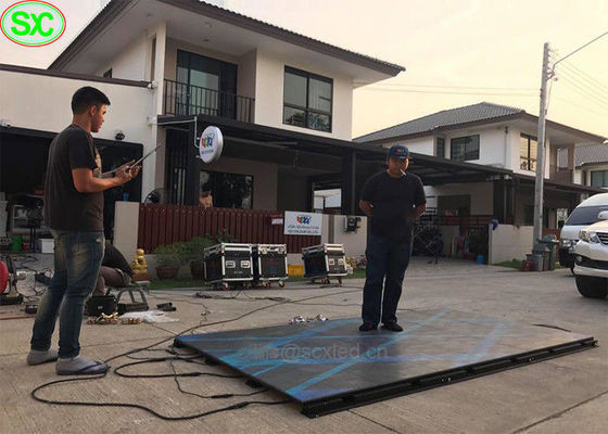 500x500mm RGB LED ダンスフロア 4.81mm ピクセルピッチ