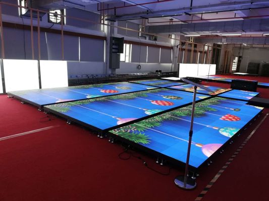 携帯ビデオ ウォール ダンス フロア ディスコ 結婚式 パーティーの LED スクリーン