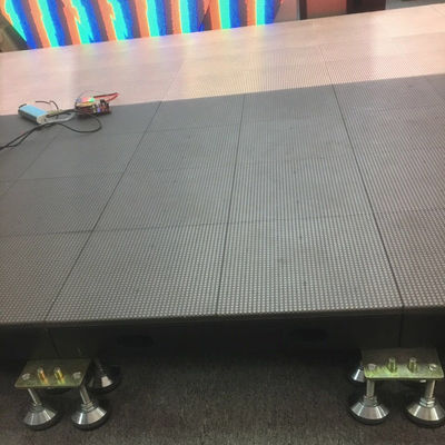 室内フルカラー ポータブル LED ダンスフロア パネル 4.81mm ピクセル 500x500mm キャビネット