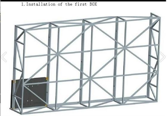 P10 屋外 LED ビルボード 50000cd/㎡ 輝度 IP65 防水