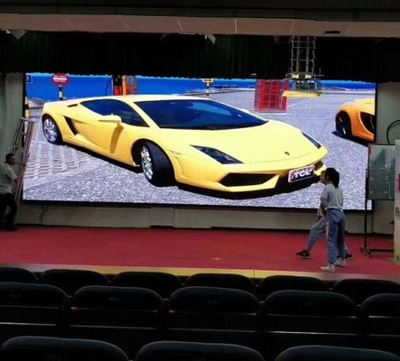 高明るさ 室内 フルカラー P3 LED 型 鋳型 アルミ ステージ スクリーン 64 点 X 64 点