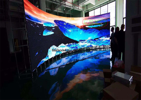 インダース SMD 3535 P4 HD フルカラー 電子 フロント サービス LED ディスプレイ 磁気モジュール