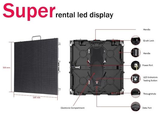 フルカラーHD LEDディスプレイ ビデオウォール P3.91 屋外防水 高明るさ イベントレンタル用