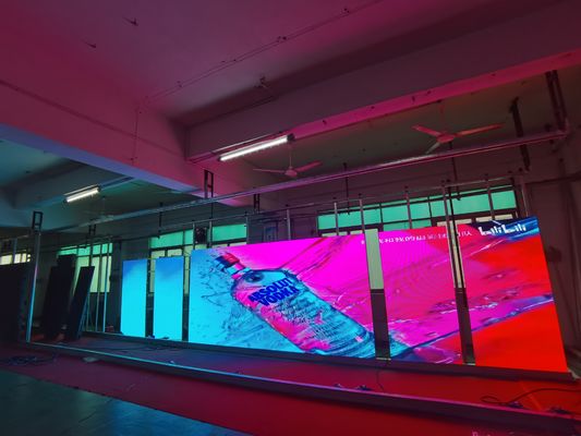 P2.5 室内ステージ フルカラー LED 型 鋳造 アルミ スクリーン 500 X 500mm ボックス