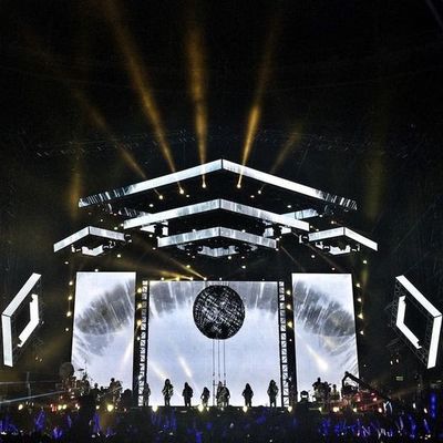 P2.5 室内ステージ フルカラー LED 型 鋳造 アルミ スクリーン 500 X 500mm ボックス