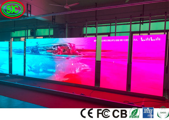 室内 P2.5 ステージ LED スクリーン フル カラー 防水 LED 型 鋳型 アルミ スクリーン
