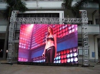 屋外 フルカラー 防水 P3.91 イベントステージの背景のための電子LEDレンタルスクリーン