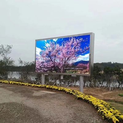 導かれた表示P8屋外の導かれたビデオ壁P8の広告掲示板の高い明るさ屋外の導かれたスクリーン