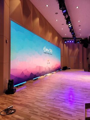 P2ステージ LED 型 鋳型 アルミ スクリーン HD 室内 フルカラー 3 年間の保証