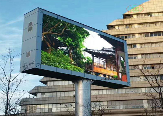 中国 屋外 フルカラー P10 ビルド ビデオ ウォール LED ディスプレイ 広告用
