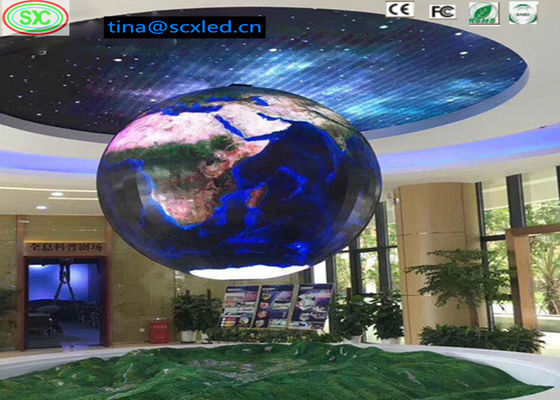 フルカラー 360度シリンダー LEDディスプレイ 屋外 柱曲線 画面 広告 掲示板