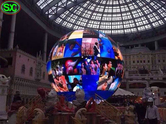 フルカラー 360度シリンダー LEDディスプレイ 屋外 柱曲線 画面 広告 掲示板