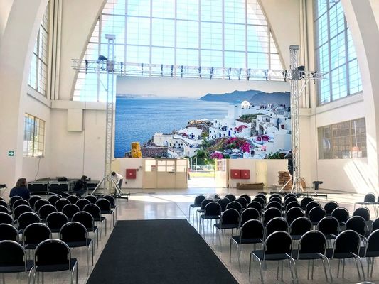 P6 SMD フルカラー LED ディスプレイ 6mm ピクセル 6000cd/m2 明るさ