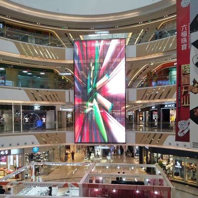 商業用ガラス網透明LED画面P3.91-7.82 室内フルカラー