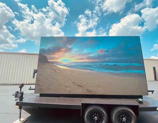 屋外 フルカラー 高明るさ 大きなLED画面 P5 640*640mm 固定広告LED掲示板