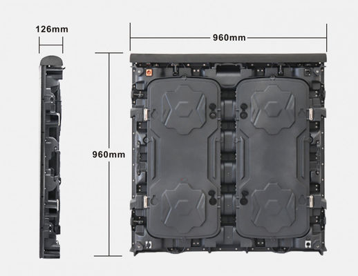 フットボール スタジアムの周囲のビデオは飾り戸棚960X960mm P5 P6 P8 P10の競技場スクリーンを導いた