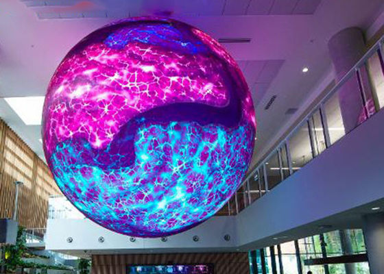 360度シリンダーLEDディスプレイ 外壁 柱曲線 画面 広告掲示板