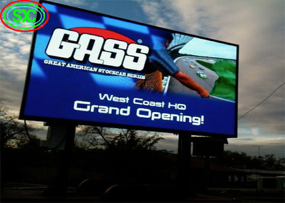 屋外P10屋外LED看板 10mmピッチ 5000cd/M2 輝度