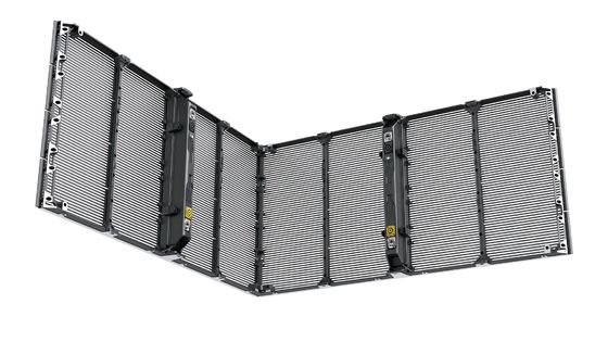 HDフルカラービデオ広告LEDスクリーン G3.91-7.82 室内窓ガラス透明LEDディスプレイ