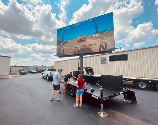 P6 屋外用 LED ディスプレイパネル 576x576mm IP65 防水 5000cd/㎡