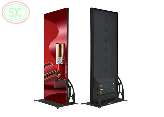 4kシームレス室内床立ポスター LEDディスプレイ P2.5 LEDサイン移動可能