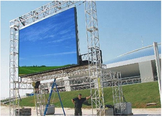 P2 室内フルカラーLED掲示板 鋳型アルミ掲示板 平鋼キャビネット 128 X 64 マトリックス