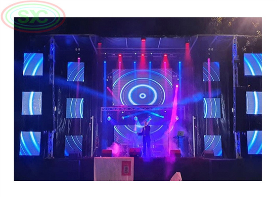 フルカラートラスLEDスクリーン 室内P4レンタル LED壁LEDディスプレイ 結婚式イベント用