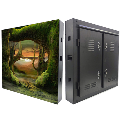 HDは屋外の防水広告がスクリーンのパネルを導いたp8 960x960mmの鉄のキャビネットを取付けるために固定した