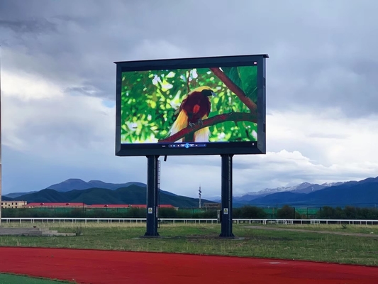 屋外P6 90度の広告掲示板は表示960x960mmキャビネットの固定設置防水キャビネットを導いた