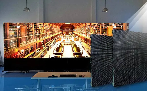 室内 P2 HD LED スクリーン 鋳型 アルミ 640*640 キャビネット 3840Hz 更新 室外 LED スクリーン ディスプレイ
