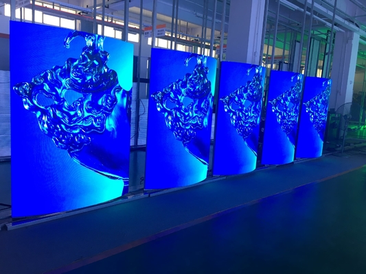 室内用ソリューション フルカラーLEDディスプレイ P4壁掛けLEDビデオ壁パネル