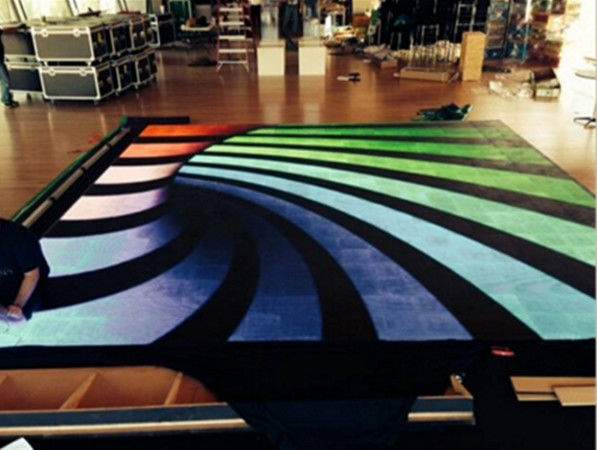 P1.9 LED ダンスフロアモジュール 250*250 / フルカラー LED DJ ステージ ダンスフロア SMD