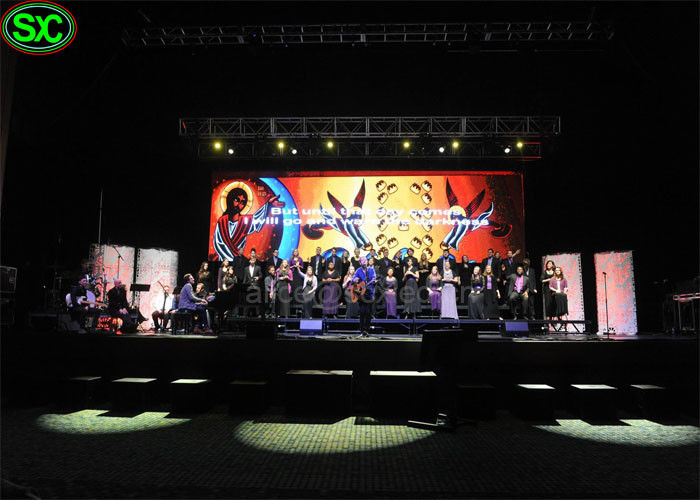 屋内舞台の背景の導かれた表示/3.91mmピクセルはフル カラーの表示を導きました