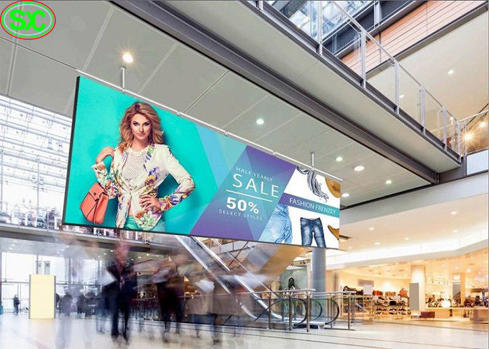 高周波動的イメージのP5軽量のシンナーのHaning継ぎ目が無いLED表示