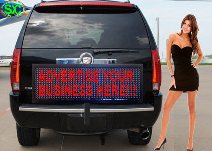 Meanwellの電源、ザ・カーのDefitinationの高い背部が付いている単一の赤い色車LEDの印の表示