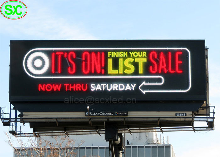 超薄いRGB P6 P8 IP65は3-*Year保証が付いている広告掲示板を導いた