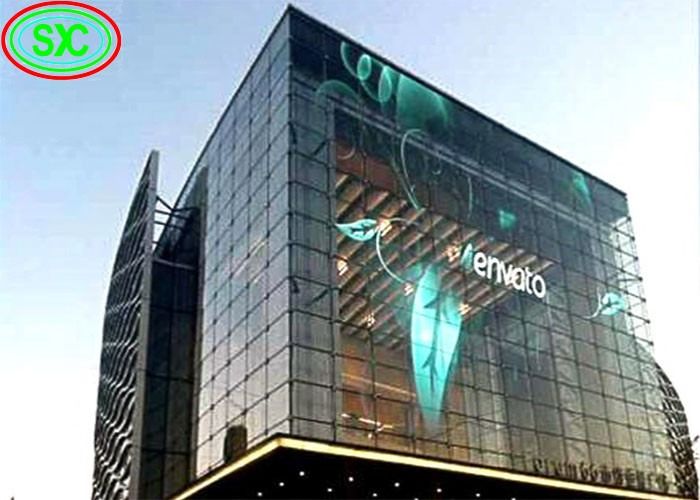 透明なLEDスクリーン 運転方法 モジュール 体重 0.2KG/PC キャビネット 体重 6.2kg あなたの広告ソリューション