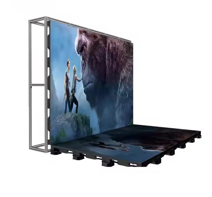 床照明 3840hz/s の高リフレッシュレートと輝く照明効果を持つインタラクティブなLED床